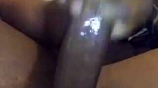 Watch her masturbate to this big black dick in the bedroom.