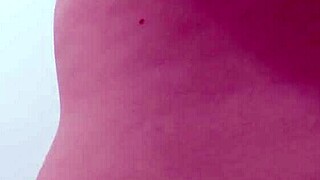 Brazilian woman chats and prepares for her work day