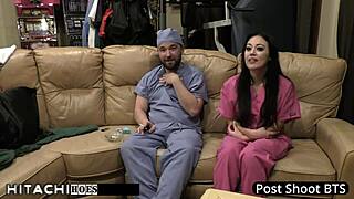 Patient BLAIRE CELESTE GETS HITACHI ORGASM FROM DOCTOR in hospital fetish