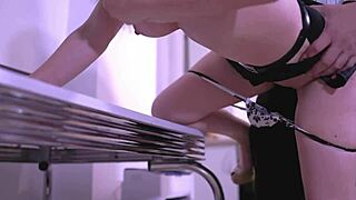 moaning in office pussy play