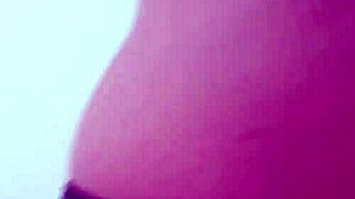 Brazilian woman chats and prepares for her work day