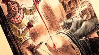 vintage erotic drawings retro beaver pussy hairy antique