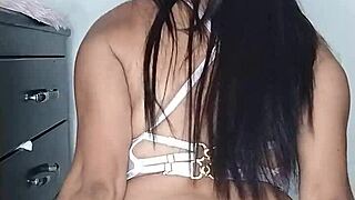 A beautiful Colombian latina seduces her friend in a homemade video.