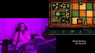 playing through blackmoor manor with naked brunette big tits