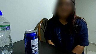 Karen shows her timid side in this casting, moaning to orgasm with creampie.