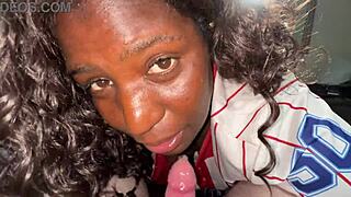 Olympic athlete Althea Charles shows her fitness in intense action