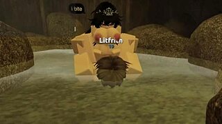 i grab my best amiga for quick hardcore sex in cartoon style. we do it roblox litfrith way with full passion
