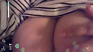 want to see a big boob rub?