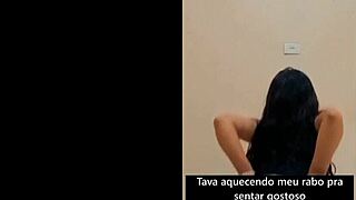 In tight shorts, shaking big ass nicely for you all.