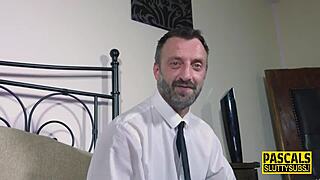 busty sub says, 'bang my pussy'