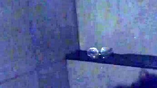 asian wife, are you a slut masturbating with dildo in gym shower?