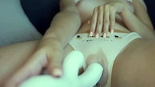 Horny Teen Pleasures Her Tight Shaved Pussy