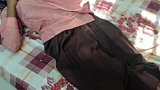 Indian Girlfriend's Nude Sex With Mother-In-Law