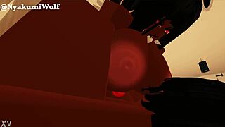 A beautiful ebony girl empties balls with her big black cock.