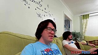 British Newbie Gets Facialized