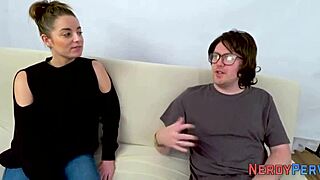 British Newbie Gets Facialized