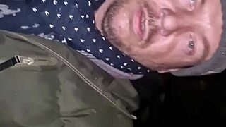 M4rkus77 uses fleshlight in public