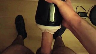 fucking fleshlight until huge cumshot