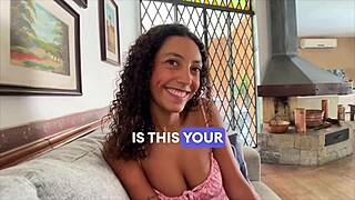 Hot Brunette Latina Gives Extreme Rimjob And Blowjob