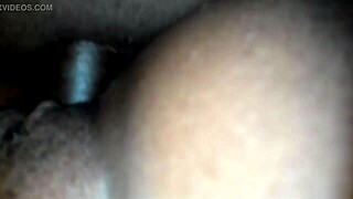 Caribbean schoolgirl squeezes monster cock with pussy