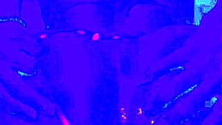 bleu room solo anal finger fucking bent over 😈