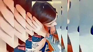 Shemale teases with sensual strip