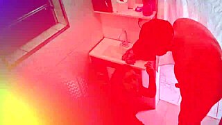 Stranger Enters Women's Bathroom And Fucks Married Woman