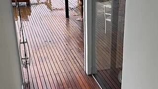 Shameless Young 18+ Wife Gets Fucked On Porch