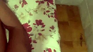 behind scenes, bella dona's ass torn in interracial anal, cum inside