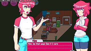 Did you see step sister drop her towel?