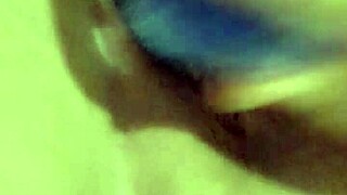 dildo covered in cum after toy play