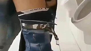 I offered my ass bareback to two teachers in the school toilet for public outdoor fun