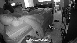 Late night fun with Latina and big black cock