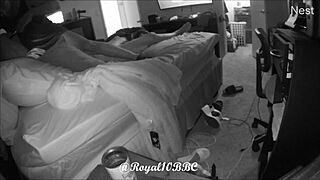 Late night fun with Latina and big black cock