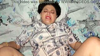 Im happy destroying my blondes pink white ass with my thick black cock