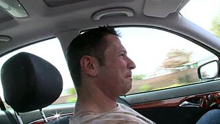 Savannah Stern uses big boobs to seduce men on bed