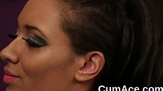 Naughty Hottie Feels Intense Pleasure From Facial Cumshot.