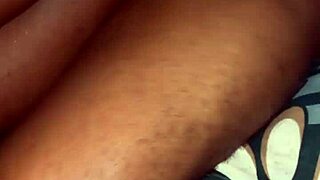 Ebony beauty with fat ass fucked raw for creampie 😍