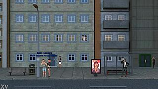 nasty city game preview with crossdressing and big tits 😈