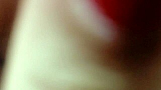 Karina sucks Lucas's big natural tits for pleasure