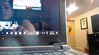 big boobs maxine x plays with her big tits and wet clit