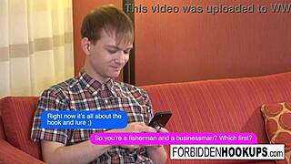 Big Boobed Babe Takes Her Step-Brother's Fat Cock In Her Mouth And Pussy