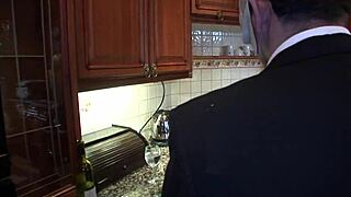 savannah gold gets fucked from behind in a latex french maids uniform