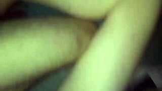 Amateur couple's homemade intimate moments