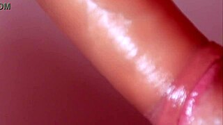 japanese porn story three: intense blowjob on monster cock close up