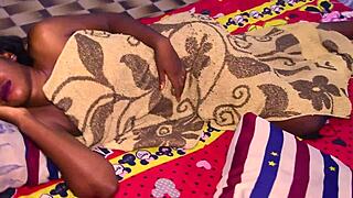 Ebony Babe Naughty Latina Fucks Her BBC Roommate