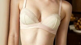 Girls in flowery underwear.