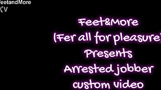 Preview of intriguing wrestling match with arrested jobber