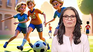 Histoire Généré Par Ia Une Maman Et Son Beau Fils Joue Au Foot