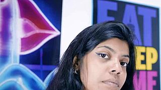 Desi Devi Blowjob With Monster Cock Facial!